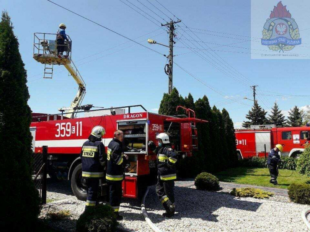 Pożar drewnianego domu w Mokrej Prawej [ZDJĘCIA]