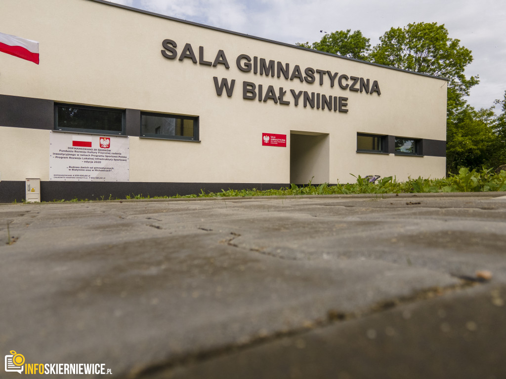 Sala gimnastyczna w Białyninie oficjalnie oddana do użytku