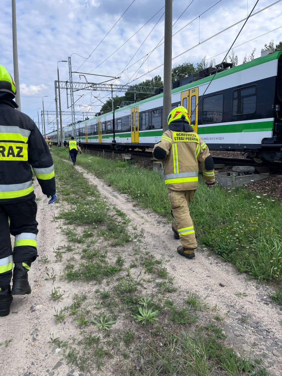 Nikt nie ucierpiał w zderzeniu pociągu osobowego z towarowym w Skierniewicach