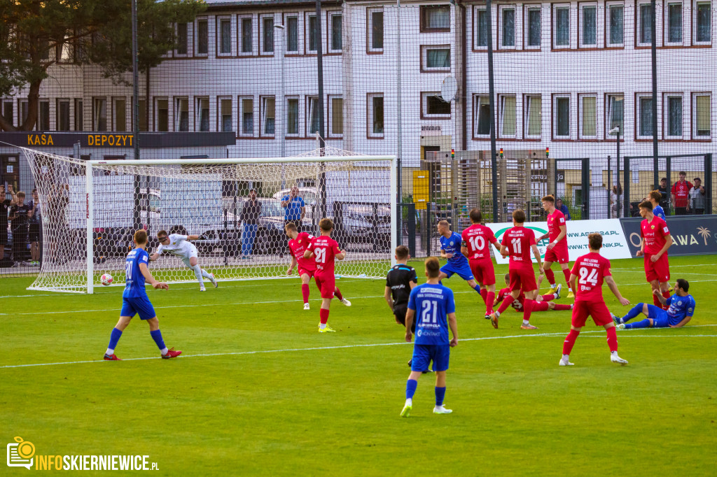 Unia Skierniewice wygrywa hitowy mecz III ligi z Lechią Tomaszów Mazowiecki 2:1