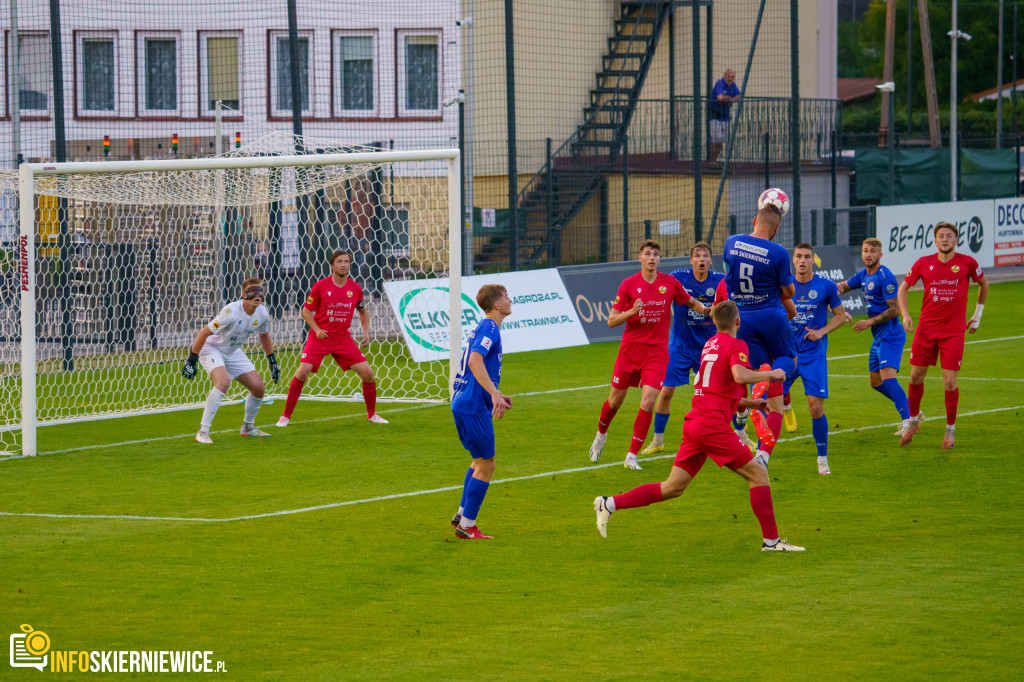 Unia Skierniewice wygrywa hitowy mecz III ligi z Lechią Tomaszów Mazowiecki 2:1