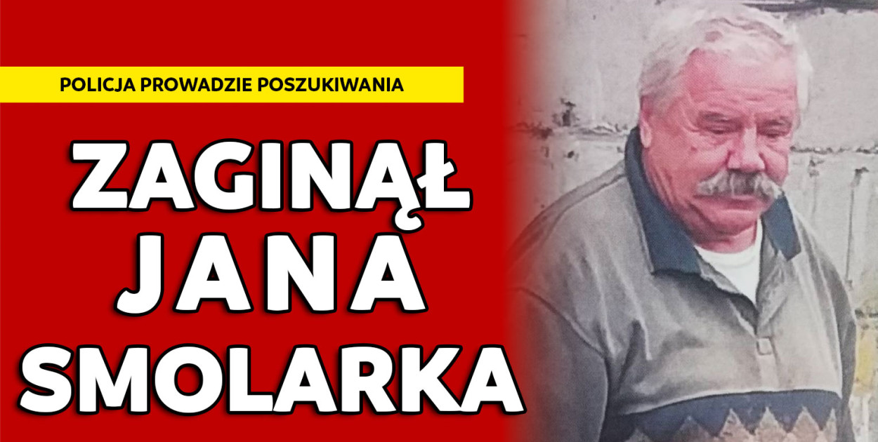 Fot. KMP Skierniewice | Zaginął 69-letni Jan Smolarek. Policja prosi o pomoc!