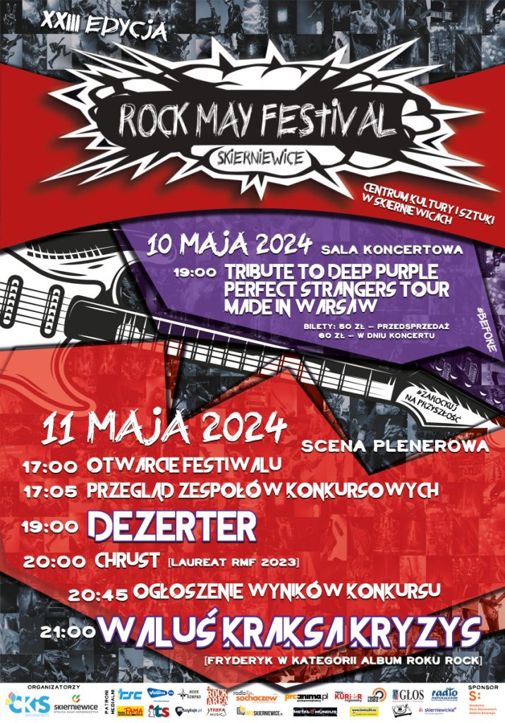 Rock May Festival 2024 w Skierniewicach. Wielkie święto rock'n'rolla już 11 maja! 2 1639273638020240509163123