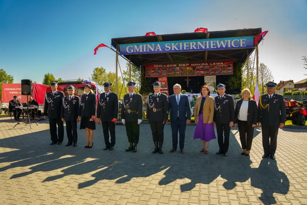 100 lecie osp i 60 lecie kgw w mokrej lewej. nowa remiza i centrum spoleczne wsi mokra lewa otwarte 86 z 116