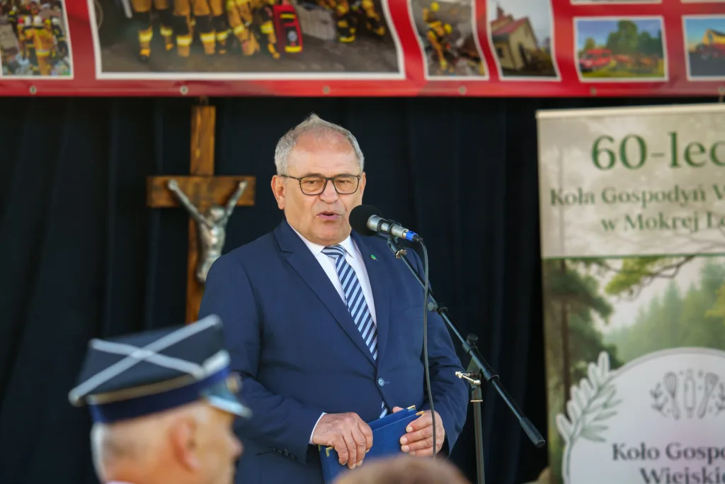 100 lecie osp i 60 lecie kgw w mokrej lewej. nowa remiza i centrum spoleczne wsi mokra lewa otwarte 92 z 116