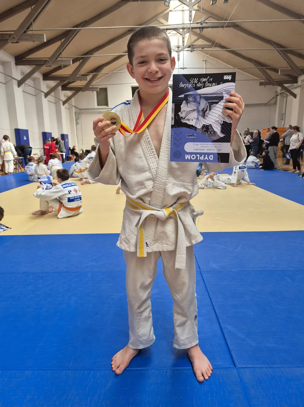 udany start judokow judo teamu na lidze szkolnej dzieci w lodzi3