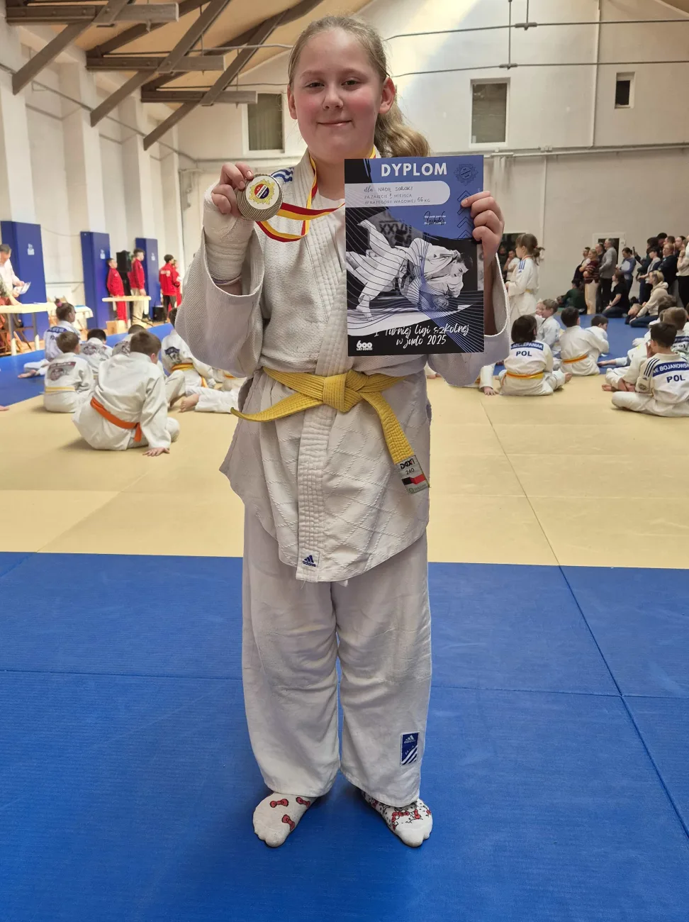 udany start judokow judo teamu na lidze szkolnej dzieci w lodzi4