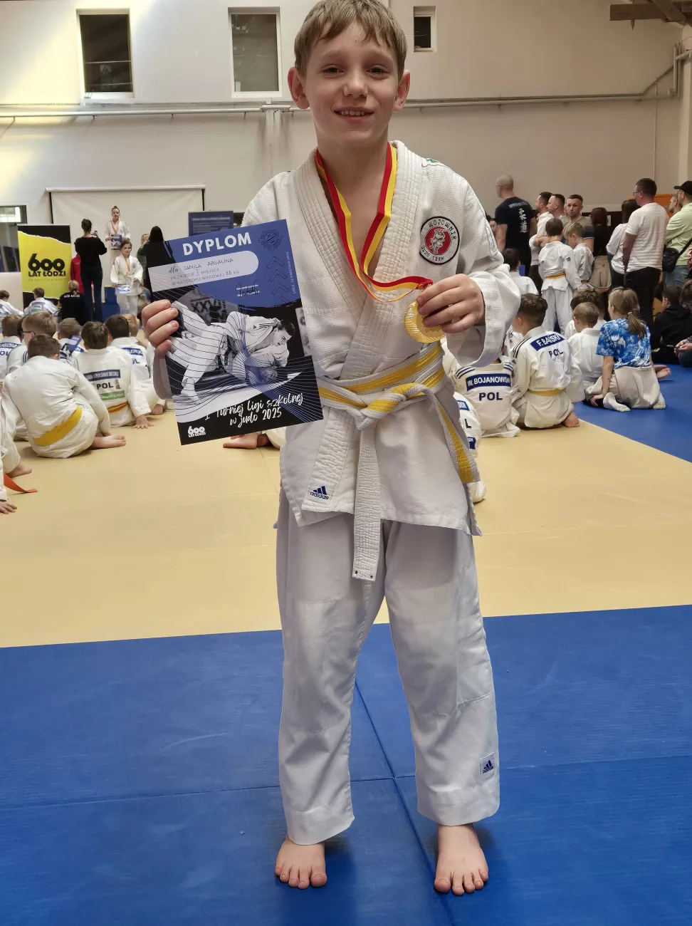 udany start judokow judo teamu na lidze szkolnej dzieci w lodzi8