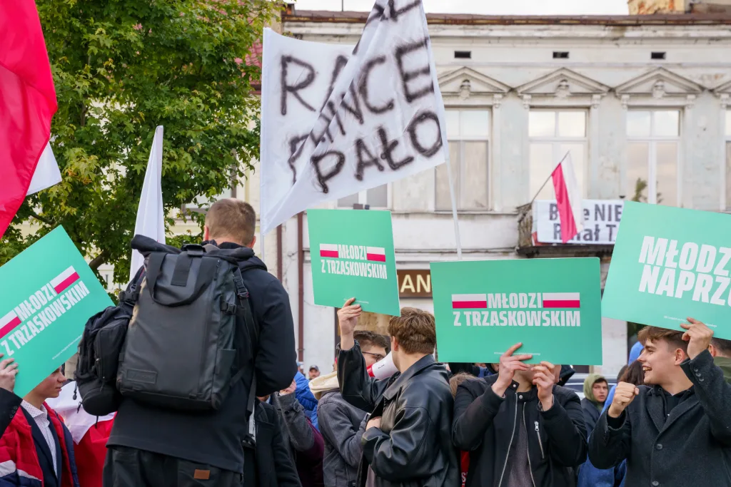 afal trzaskowski w skierniewicach przed cisza wyborcza wiec wyborczy i apel o mobilizacje 87 z 105