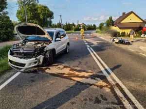 motocyklista ranny na dk70 interweniowal smiglowiec lpr 3