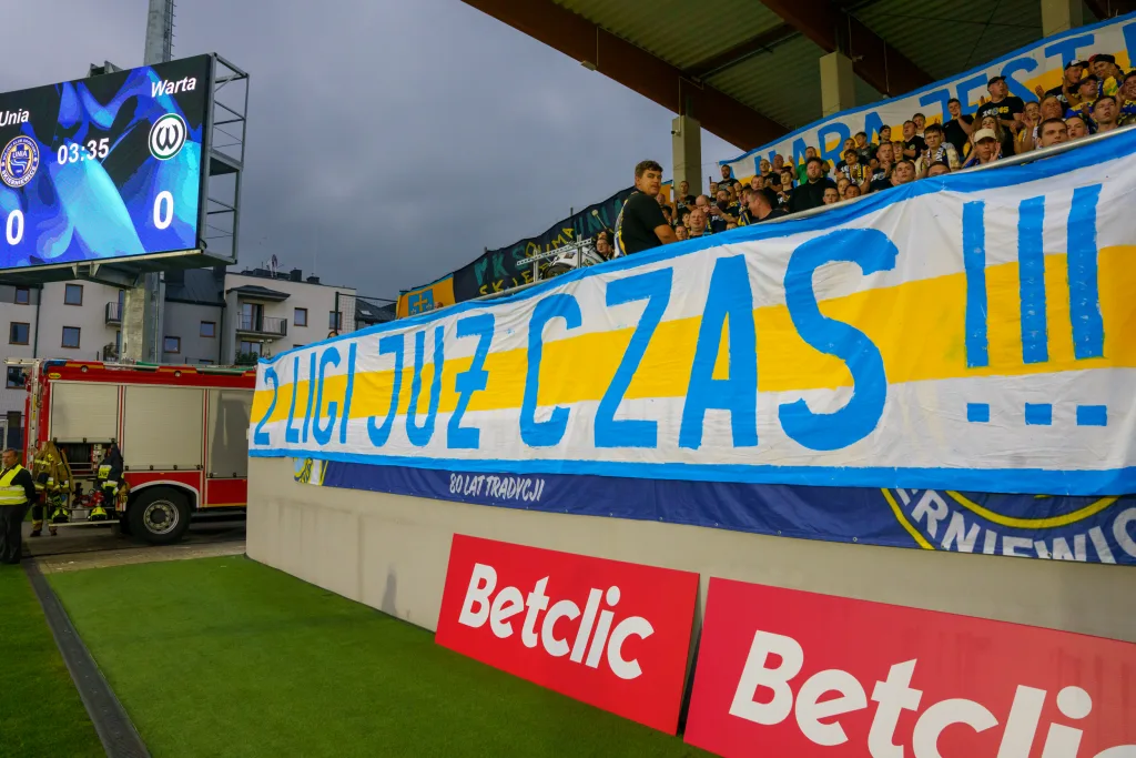 unia skierniewice warta poznan betclic 2 liga 1 kolejka 12 z 49