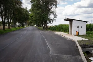 Byczki z nową drogą i zatokami. Modernizacja DW 705 na finiszu 9 modernizacja dw 705 na finiszu 003