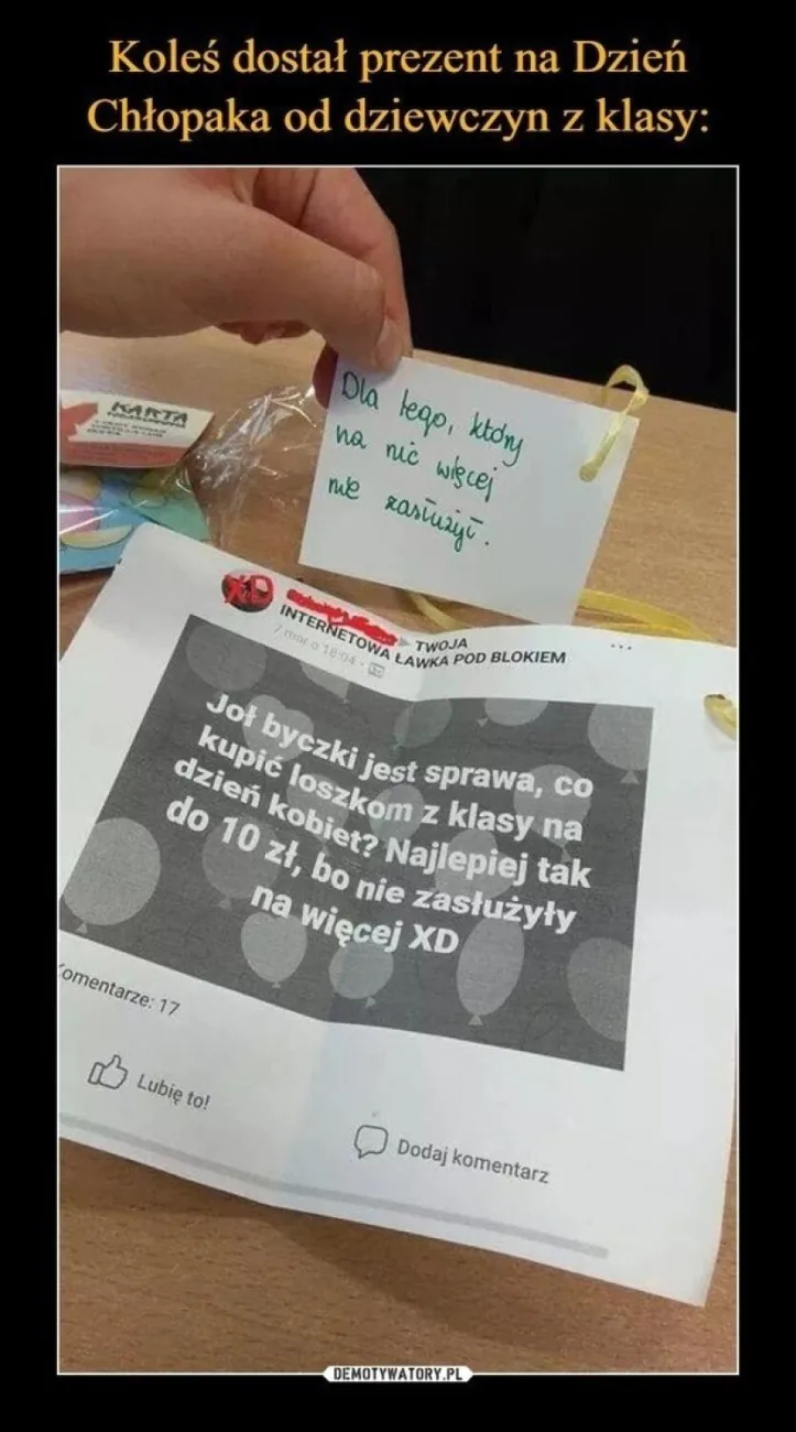 Oto śmieszne MEMY na Dzień Chłopaka 2025 33 oto smieszne memy na dzien chlopaka 2025 018