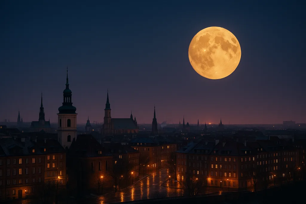 Listopadowa pełnia Księżyca 2025 – superpełnia nad Polską