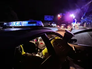 17-latek bez uprawnień uderzył w ogrodzenie i słup energetyczny 11 249 231926