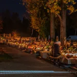 cmentarz sw. jozefa w skierniewicach wieczorne zdjecia z 1 listopada 5 z 30