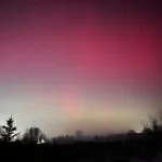 magia na niebie nad skierniewicami zorza polarna zachwycila mieszkancow2026 01 19 23 22 42
