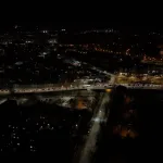 4 samochod plonal na wiadukcie w skierniewicach
