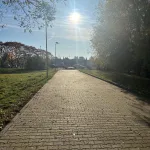 droga oraz obecny przejazd pomiedzy blokami 3 1