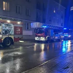 Pożar mieszkania w bloku przy ulicy Jagiellońskiej w Skierniewicach.