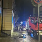 Pożar mieszkania w bloku przy ulicy Jagiellońskiej w Skierniewicach.
