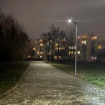 wybudowana dla mieszkancow segmentow droga oraz obecny przejazd pomiedzy blokami 1