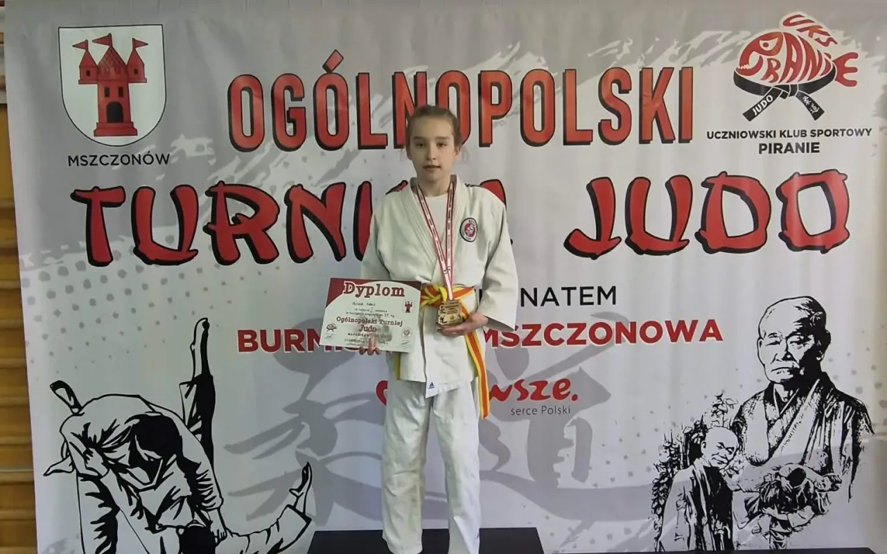 Cztery medale dla klubu Wojownik Skierniewice na ogólnopolskim turnieju judo — zdjęcie 3 z 5