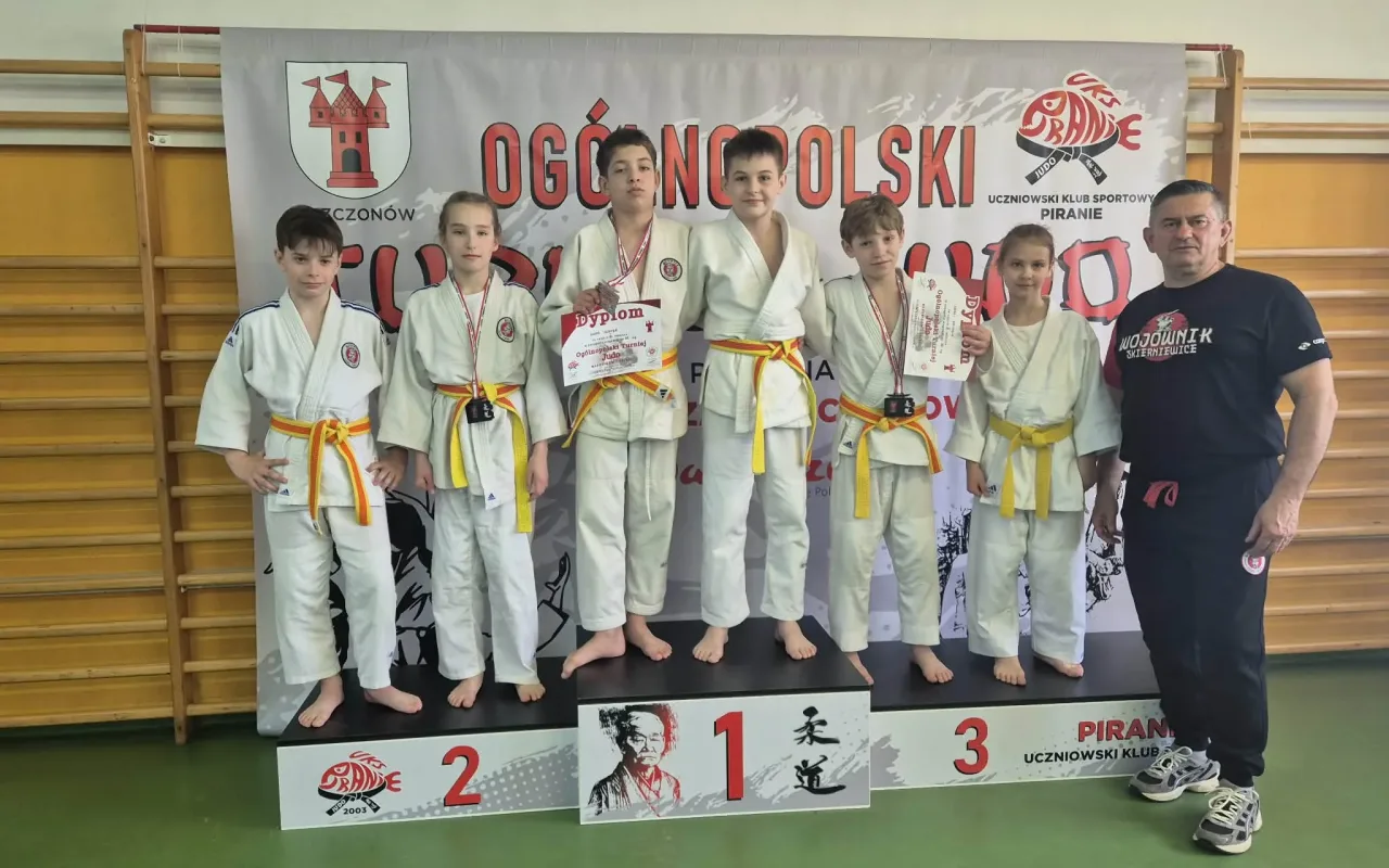 Cztery medale dla klubu Wojownik Skierniewice na ogólnopolskim turnieju judo