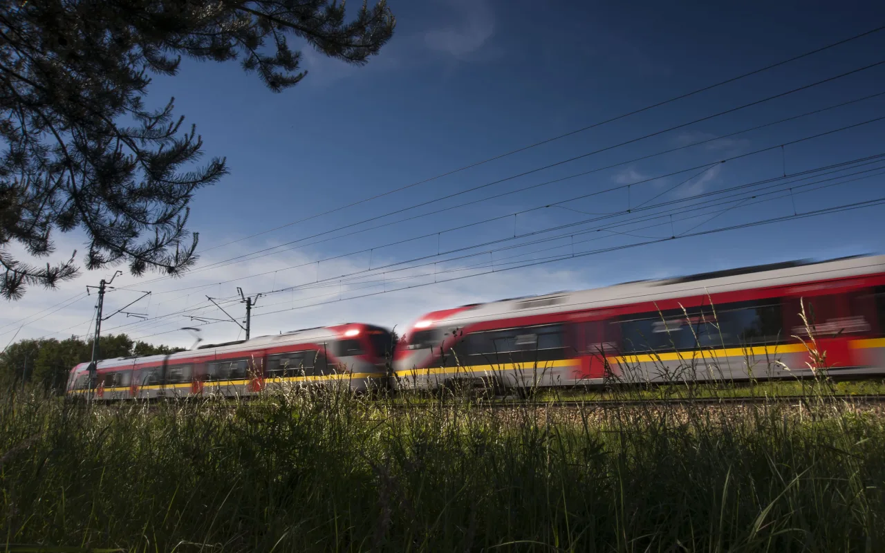Pociąg Łódzkiej Kolei Aglomeracyjnej jako sposób na majówkową wycieczkę do Spały, Skierniewic i Rogowa