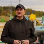 Rowerzyści podczas spotkania nad Zalewem Zadębie w Skierniewicach, zorganizowanego jako rozgrzewka przed Rowerową Stolicą Polski.