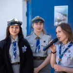 Zbiórka harcerzy i członków Klubu Żeglarskiego Omega w Skierniewicach