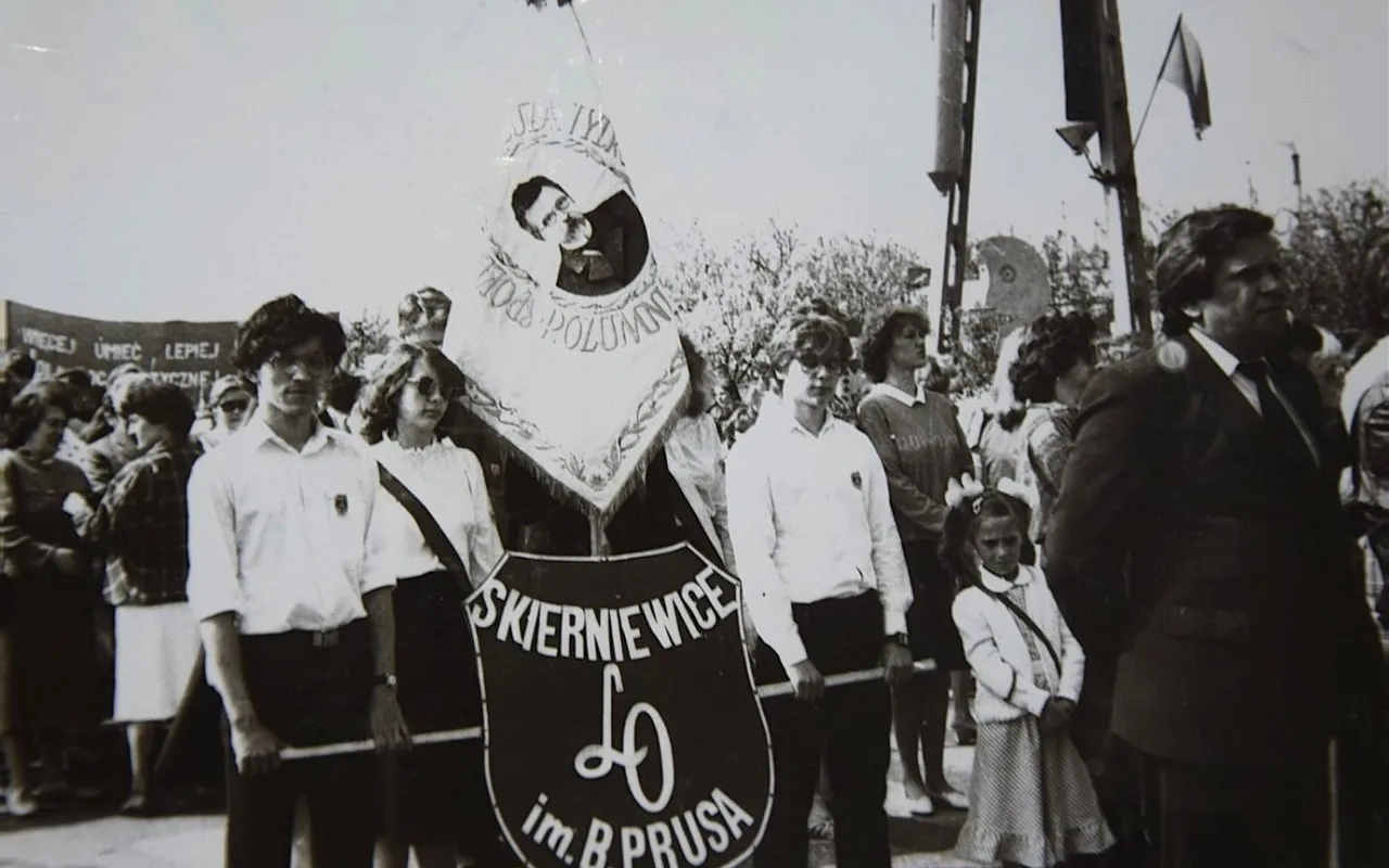 Skierniewice święto 1 maja archiwalne zdjęcia unikalne kadry z archiwum Muzeum Historycznego