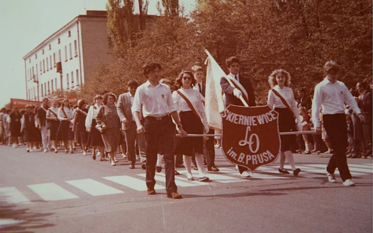 Skierniewice święto 1 maja archiwalne zdjęcia unikalne kadry z archiwum Muzeum Historycznego