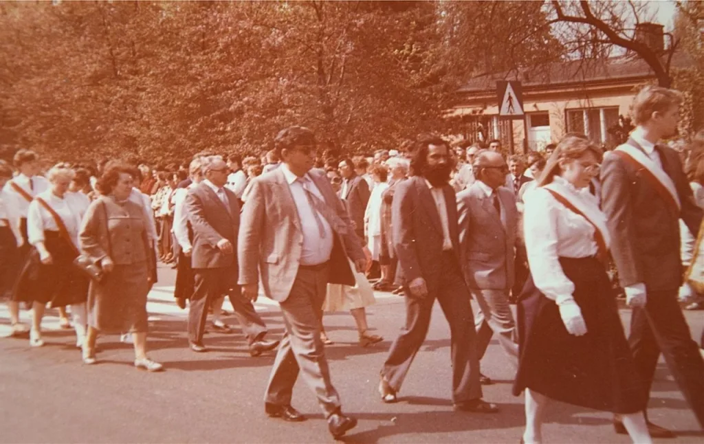 Skierniewice święto 1 maja archiwalne zdjęcia unikalne kadry z archiwum Muzeum Historycznego
