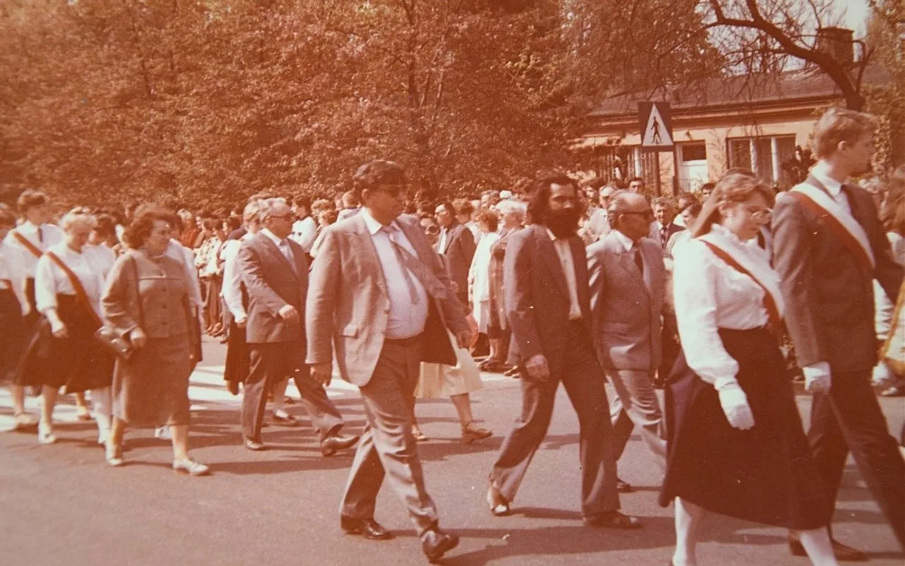Skierniewice święto 1 maja archiwalne zdjęcia unikalne kadry z archiwum Muzeum Historycznego