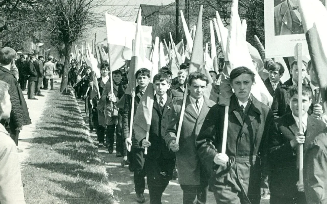 Skierniewice święto 1 maja archiwalne zdjęcia unikalne kadry z archiwum Muzeum Historycznego