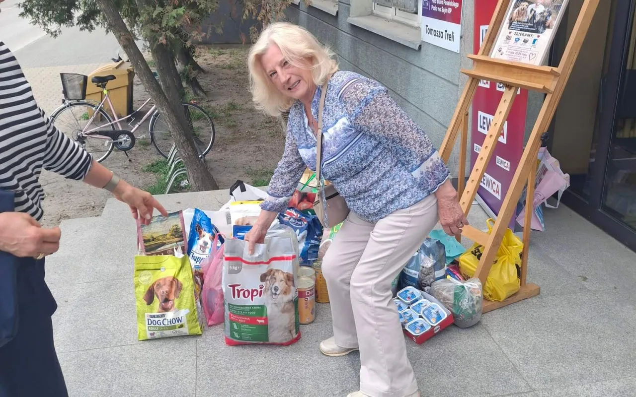 Skierniewice: 80 kg karmy ku pamięci Łukasza Litewki