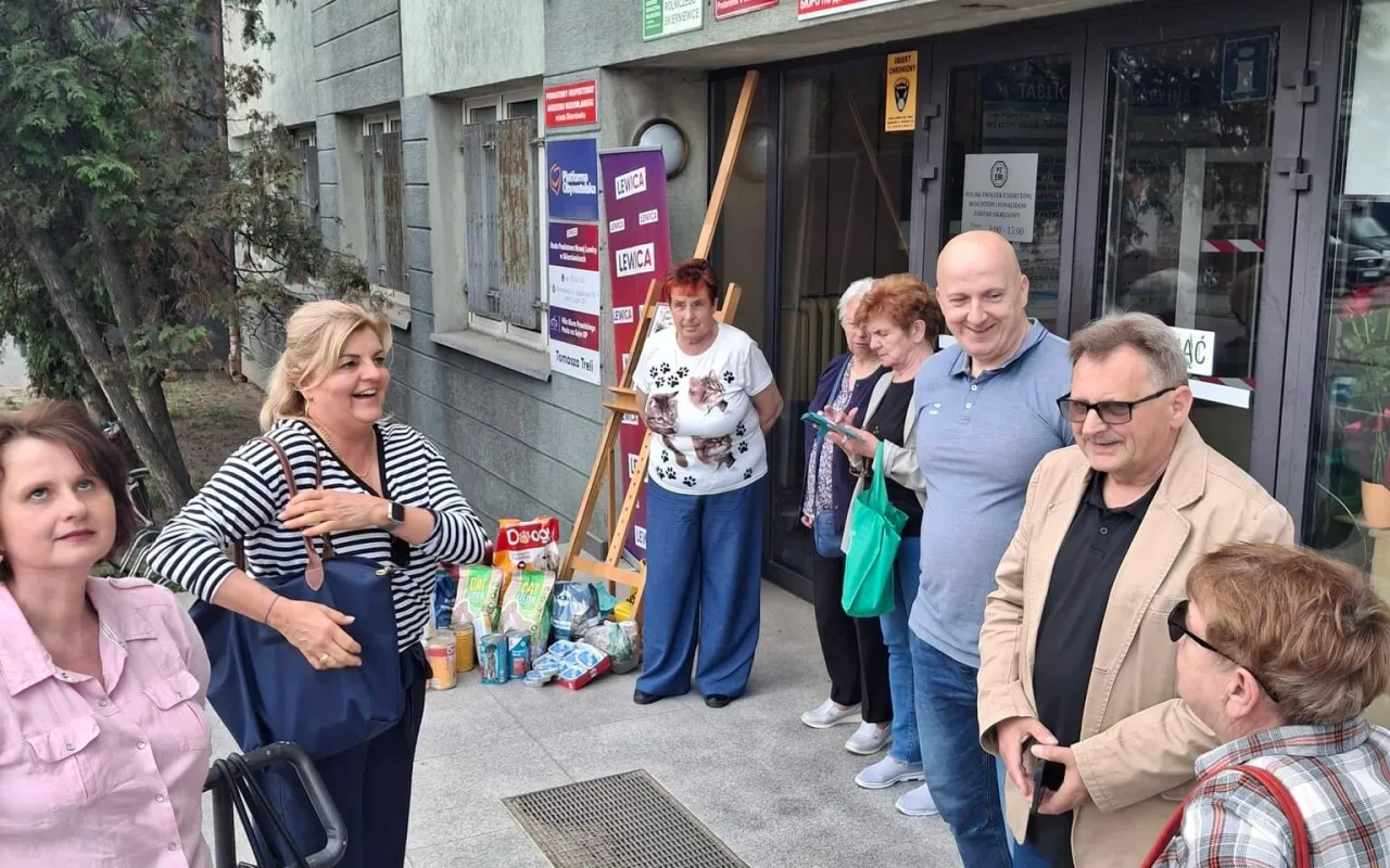Skierniewice: 80 kg karmy ku pamięci Łukasza Litewki