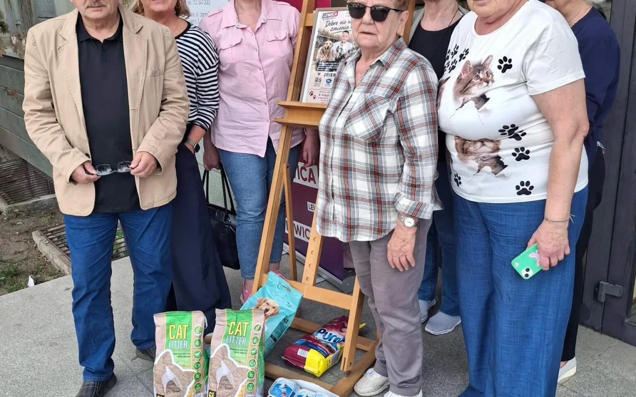 Skierniewice: 80 kg karmy ku pamięci Łukasza Litewki