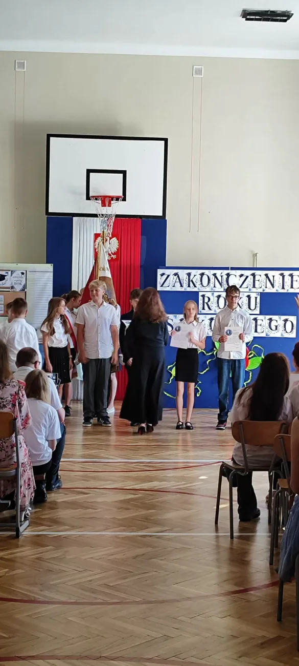 50 zakonczenie roku klasy 6 7 8 sp4 skierniewice 2