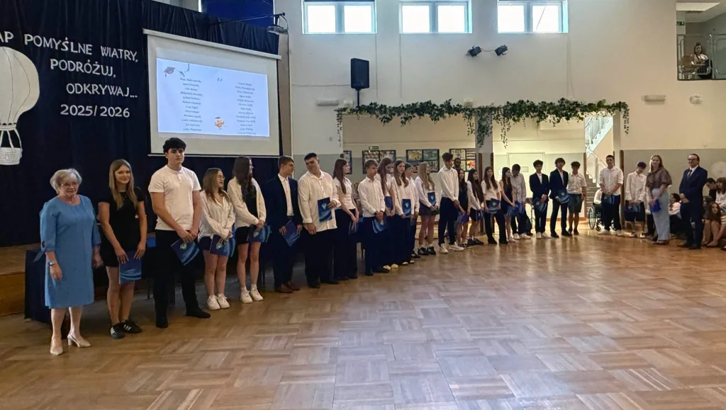 78 pozegnanie osmoklasistow sp 9 skierniewice